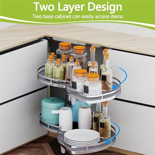 Two Shelf Pull Out Cabinet Organizer R48182