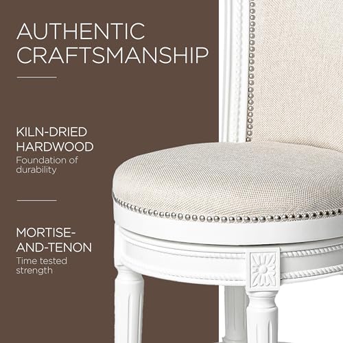 Reclaimed Oak Finish Ash Grey Fabric Upholstered Barstool with Back U82401