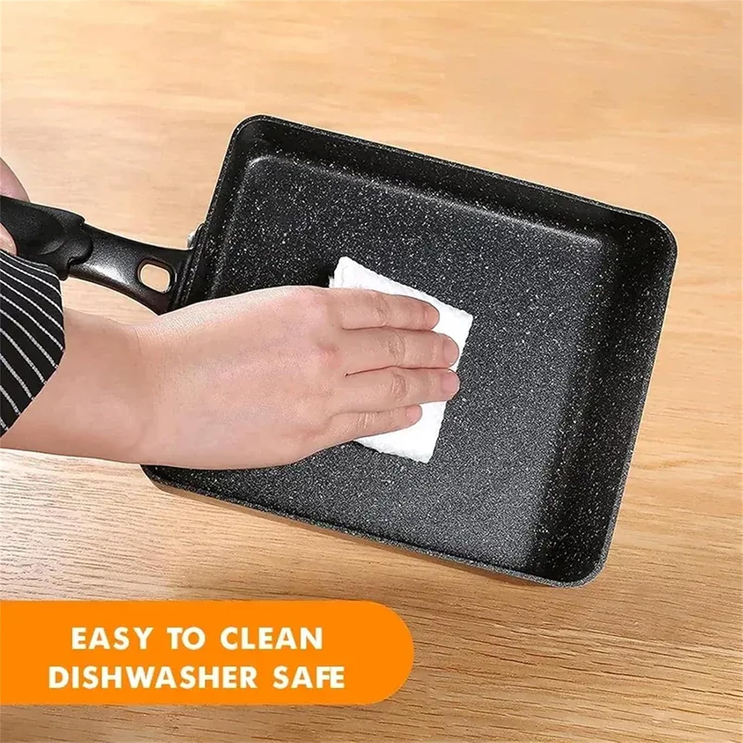 Nonstick Square Tamagoyaki Pan with Lid Y8313
