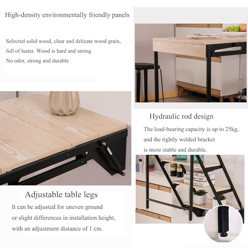 Wall-Mounted Drop-Leaf Table V108229