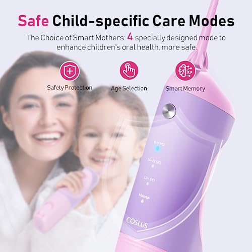 Portable Water Dental Flosser with 4 Jet Tips O379780