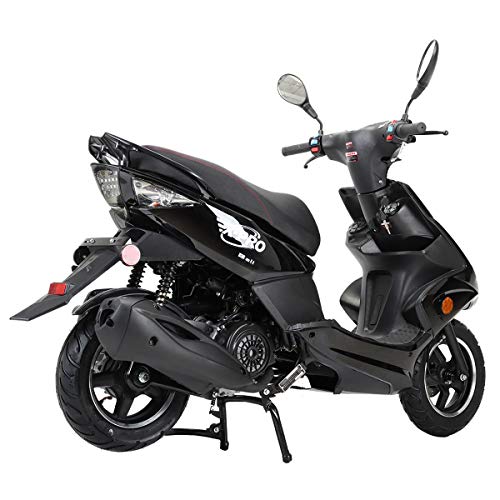150 Moped Street Gas Moped Adult Bike with 10" Aluminum Wheels Q388411
