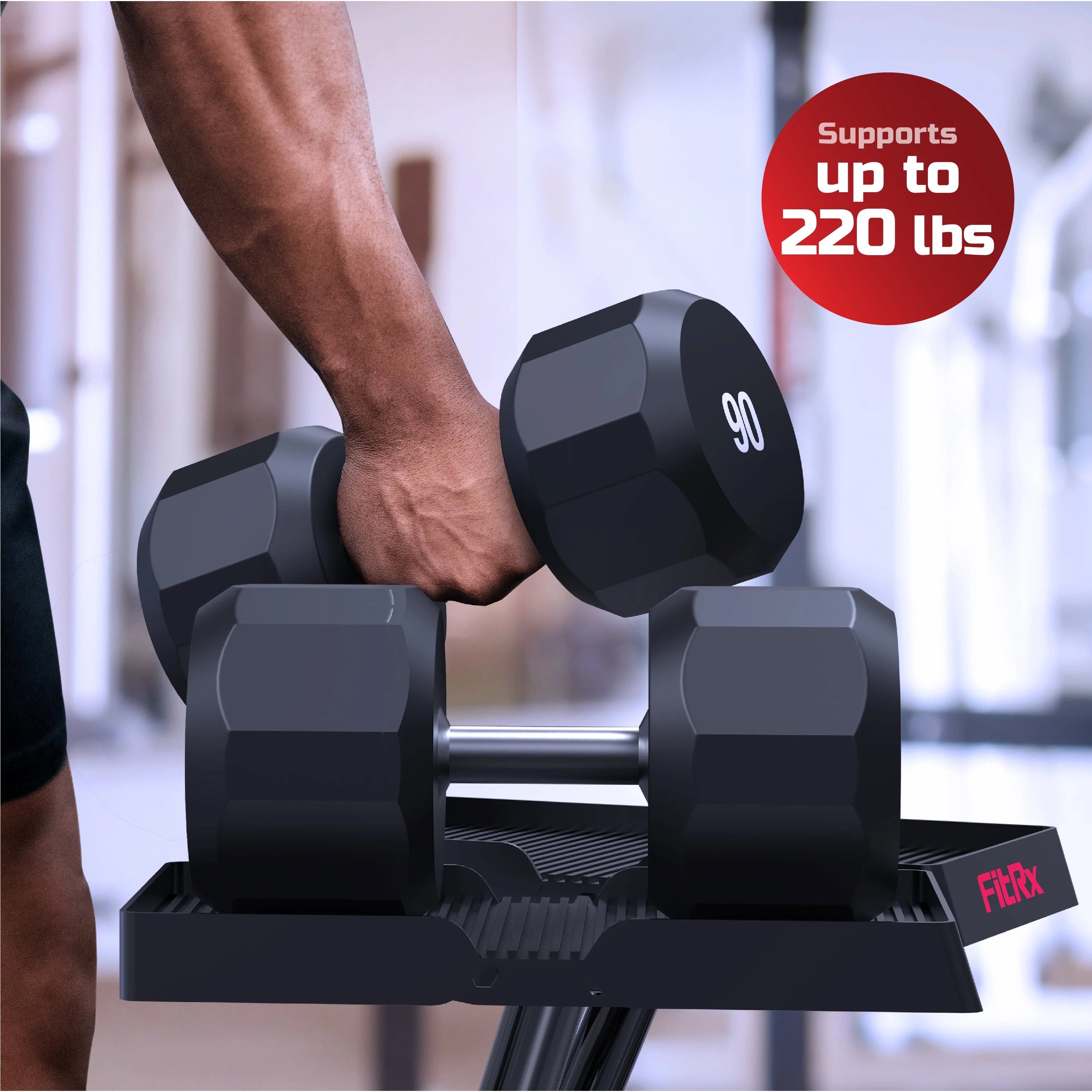Dumbbell and Kettlebell Weight Rack Stand I70052