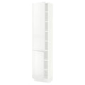 White 18x15x80 High Cabinet with shelves and 2 Doors O688054