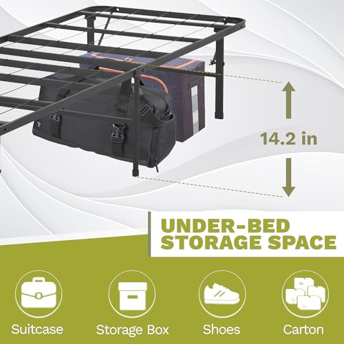 Twin Size 14.2 Inch Heavy Duty Steel Folding Bed Frame W41642
