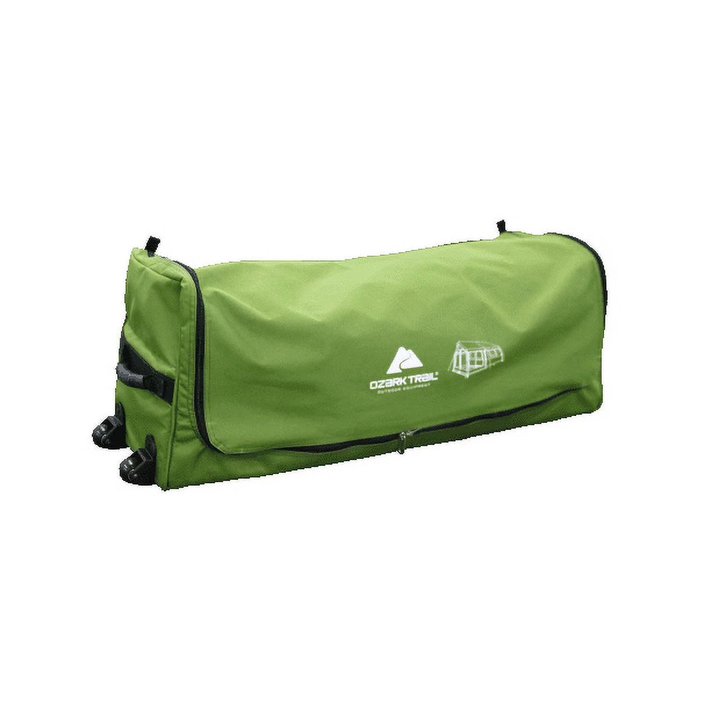 8-Person Family Cabin Tent with Screen Porch, Green X893395