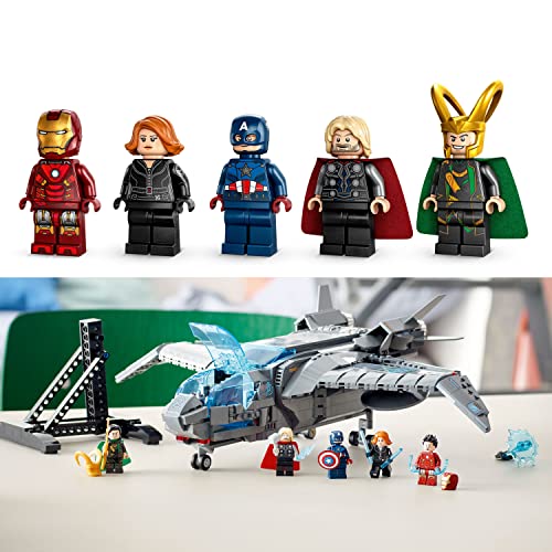 LEGO Marvel The Avengers Quinjet Spaceship Building Toy Set with Minifigures L520