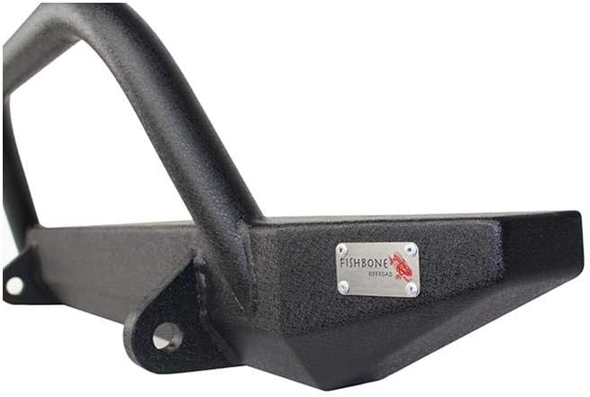 Steel Black Textured Front Bumper with Winch Guard for Wrangler TJ U462