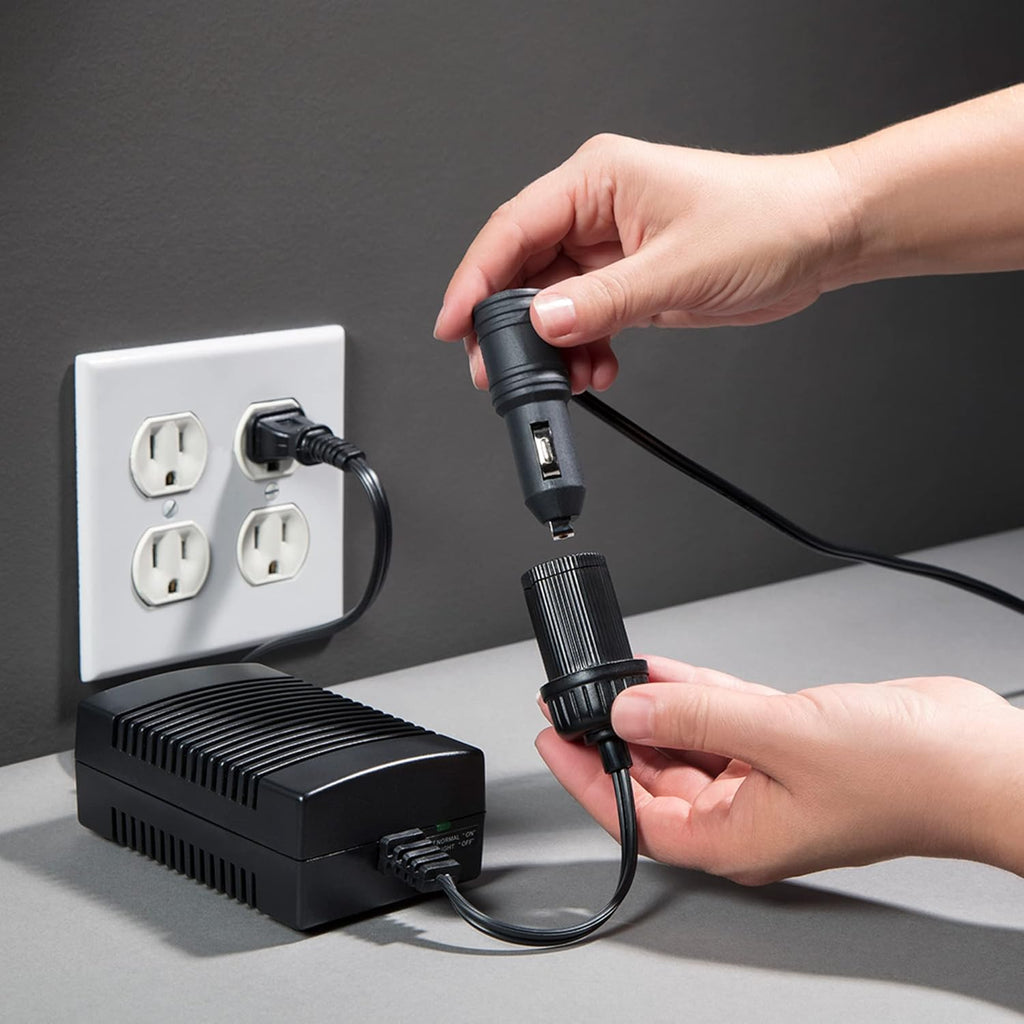AC to DC converter, 110V to 12V power adapter with circuit breaker, 6ft cord S842118