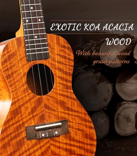 KOA Acacia Wood 23 inch Concert Ukulele A450227