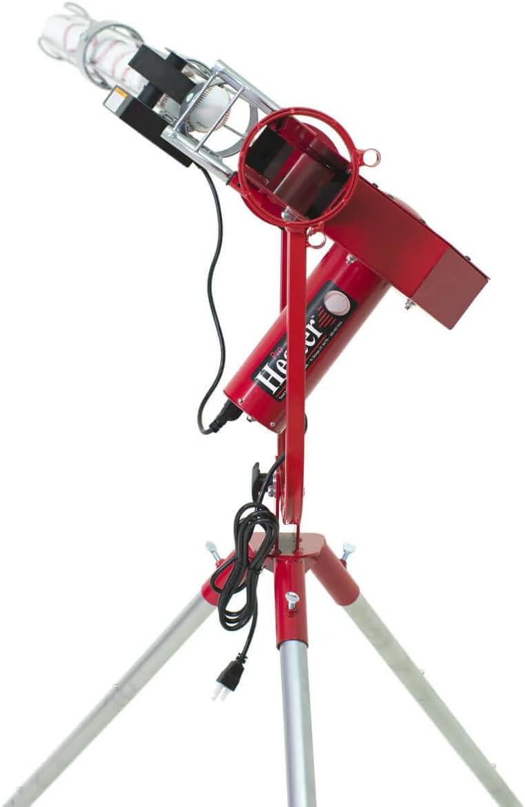 Pro Breaking Ball Baseball Pitching Machine With Auto Ball Feeder & Batting Cage F76316