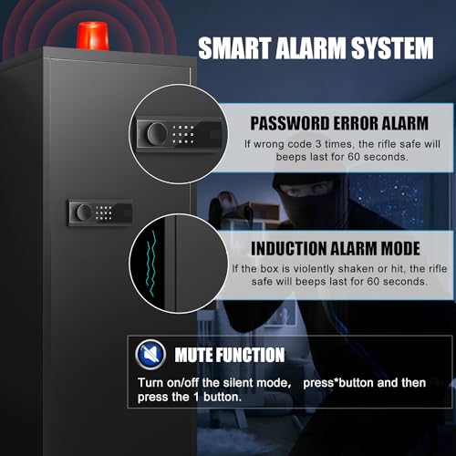 Large Unassembled Gun Safe with LCD Keypad P610237