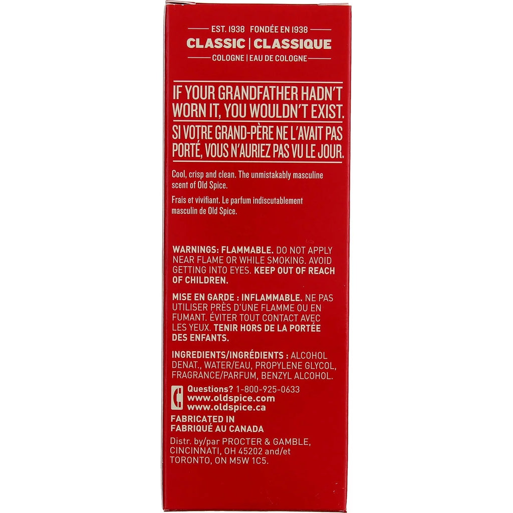 5 Pack 4.25 oz Cologne Spray M8576