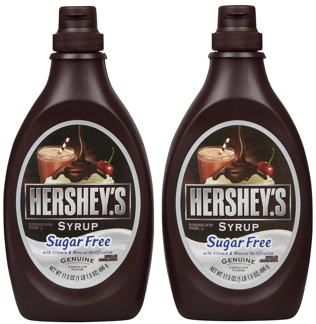 Sugar Free Chocolate Syrup Bottle - 1.09 Pound (Pack Of 2) Y34863