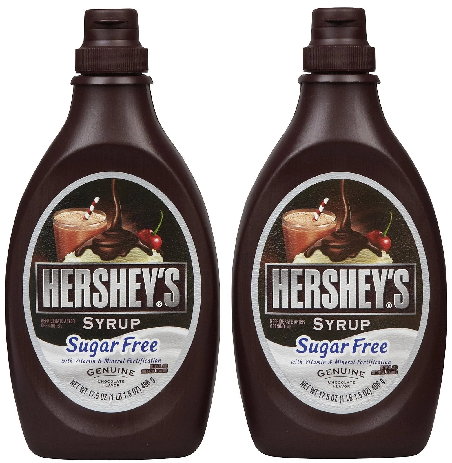 Sugar Free Chocolate Syrup Bottle - 1.09 Pound (Pack Of 2) Y34863