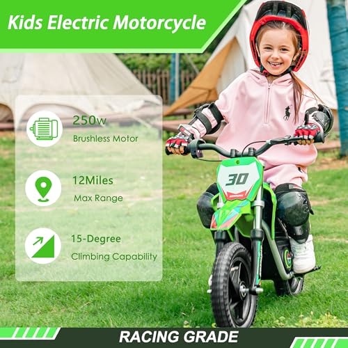 Blue 36V Electric Dirt Bike with 14'' Off-Road Knobby Tires H140418