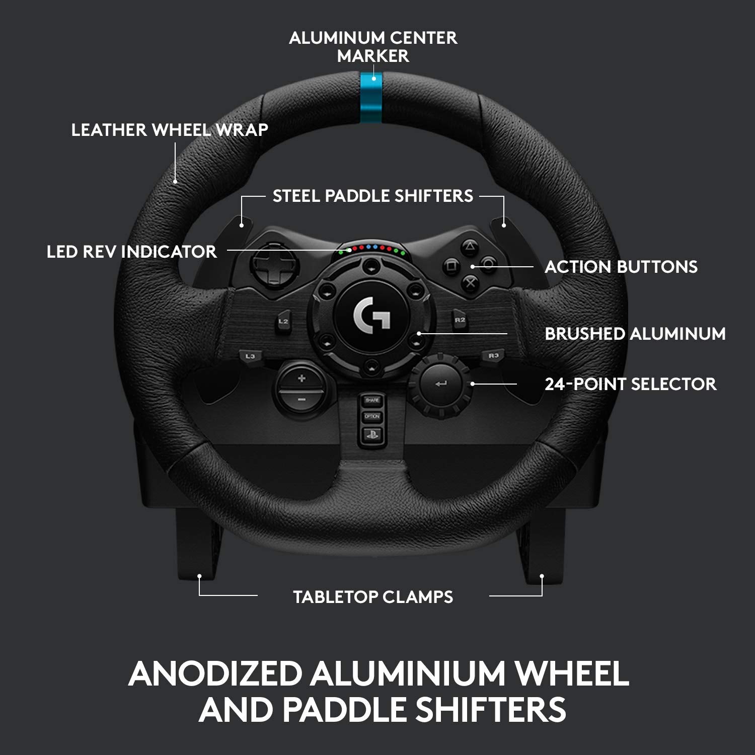 Racing Wheel and Pedals Sim Driving Wheel K2849