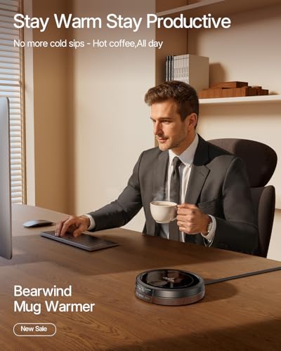 50W Fast Heating Cup Warmer with Smart Display U959028