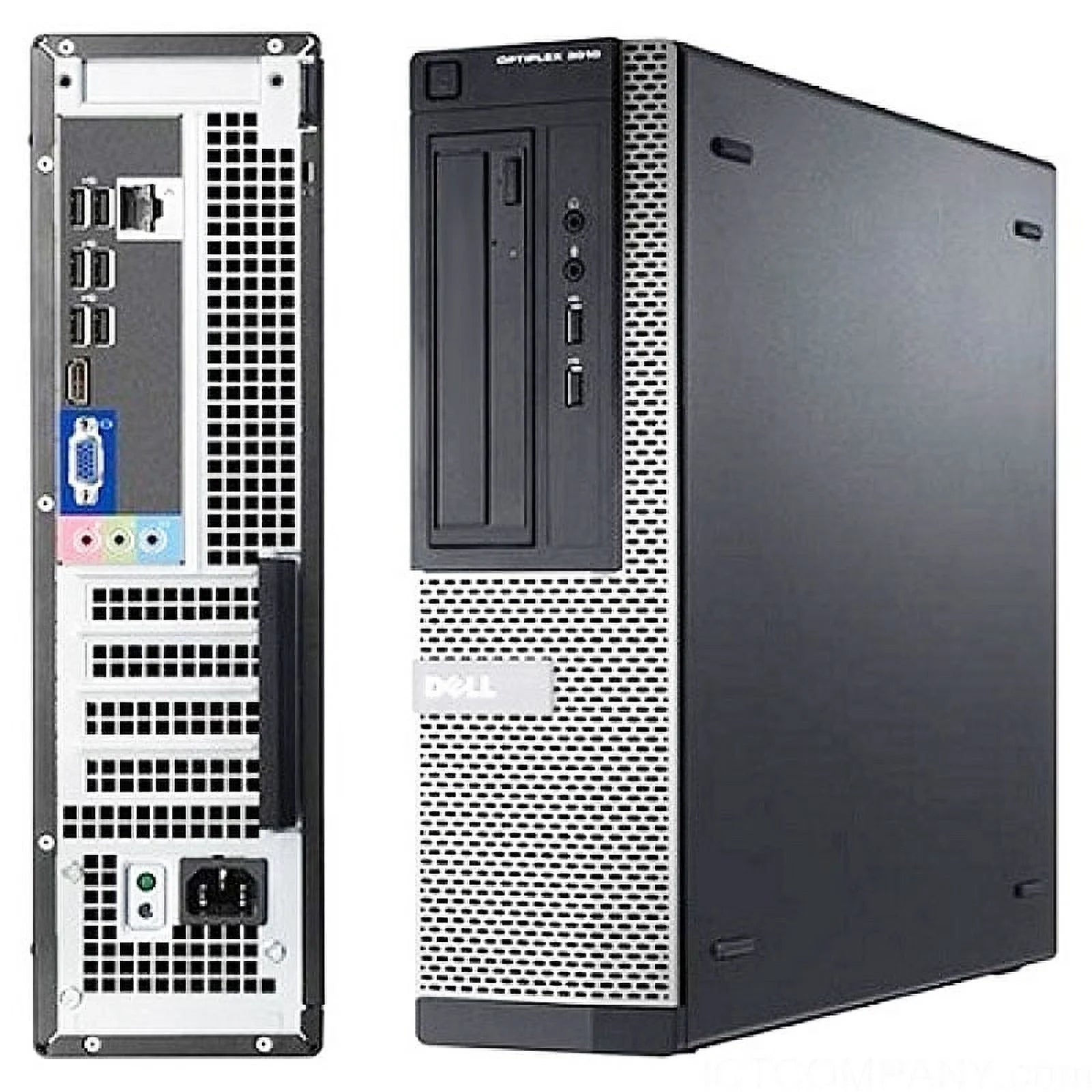 Used Dell Optiplex 3010 3.4GHz i3 2GB 250GB DVD Win 10 Home 32 Desktop Computer H4216