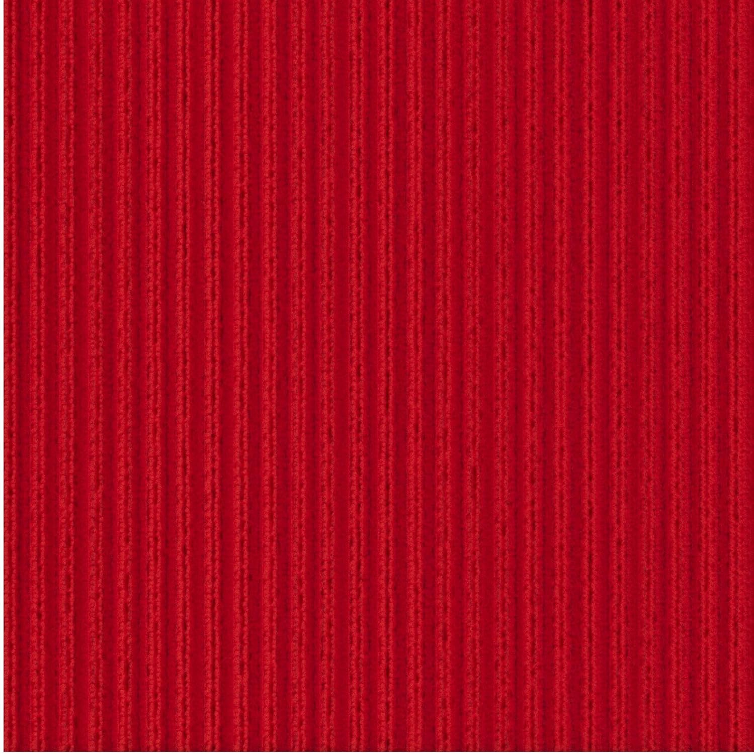 Non-Slip Rubberback 2x10 Indoor/Outdoor Runner Rug, 2' x 10', Red E596212
