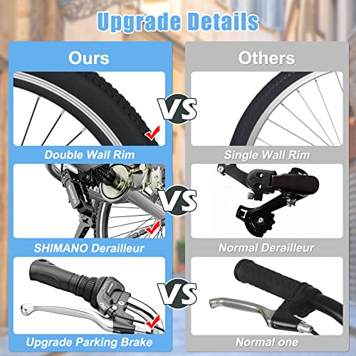 7 Speeds 20 & 24 & 26-Inch Adult Tricycle V286341