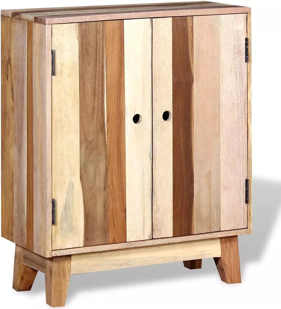 Industrial Wooden Storage Cabinet Sideboard Solid Reclaimed Wood I163