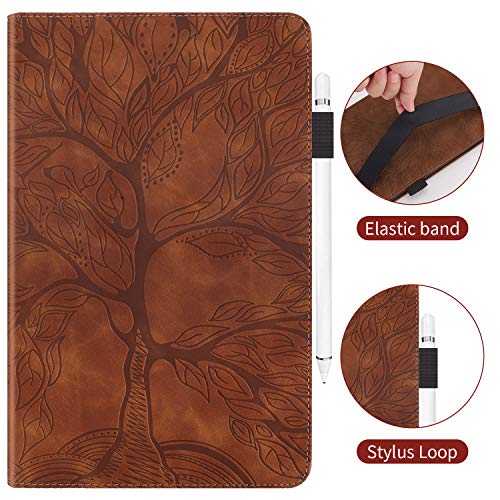 Green Flower Folding Stand PU Leather Cover for Kindle Fire HD 8 I473