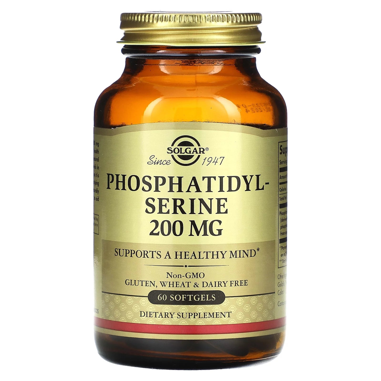 200 mg Phosphatidylserine 60 Softgels G206603