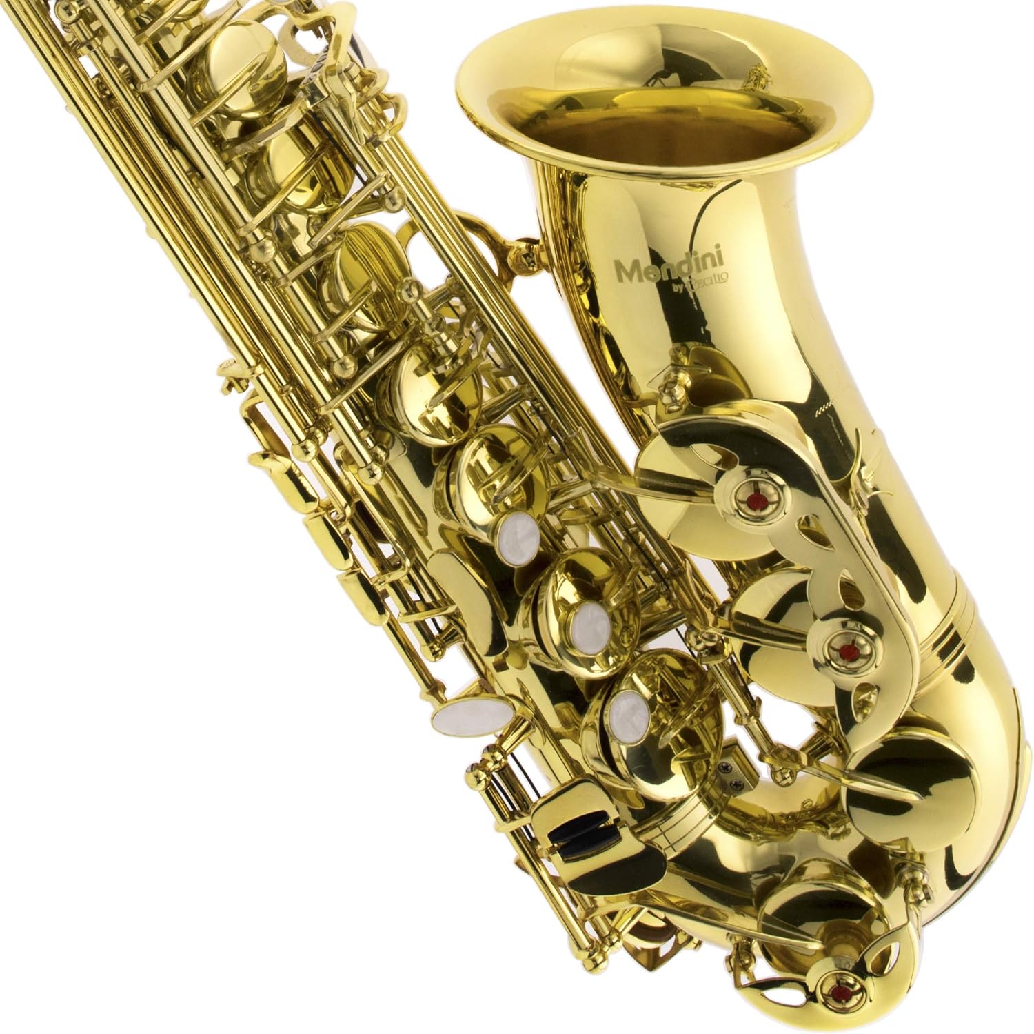 E Flat Alto Saxophone with Case, Mouthpiece, Stand, Reeds, Cloths A8078