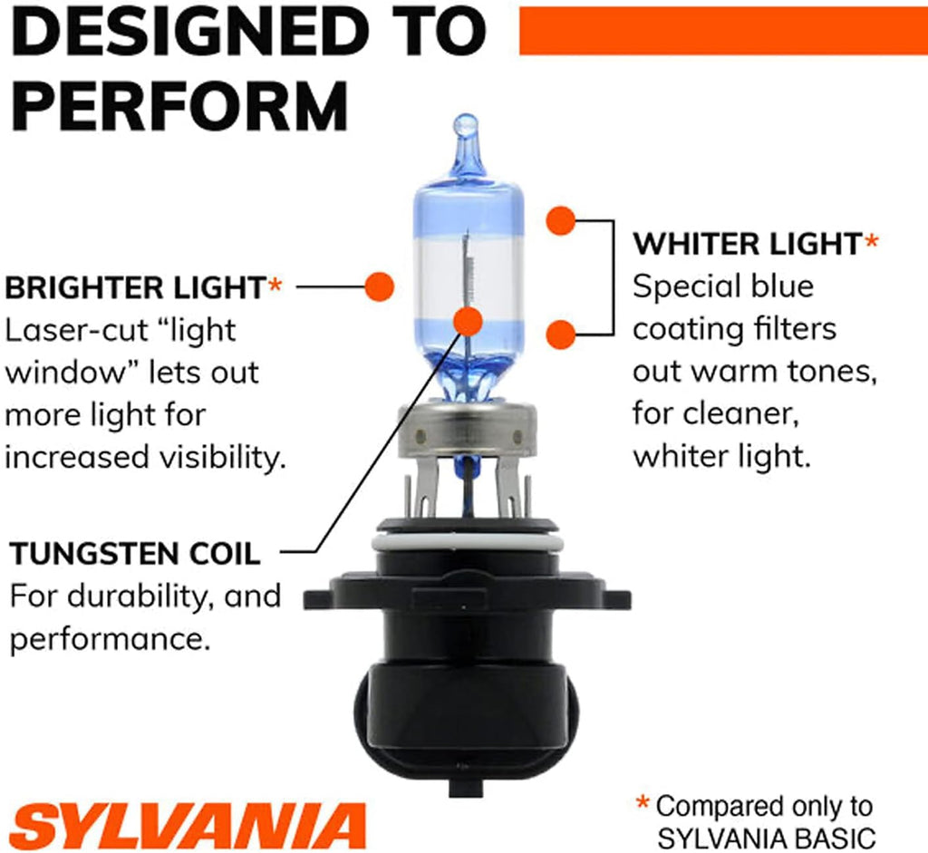9005 Halogen Headlight Bulb High Beam Low Beam Fog Replacement Bulb Pack of 2 S667