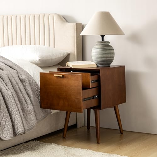 Acorn Wood Nightstand with USB Ports M1882