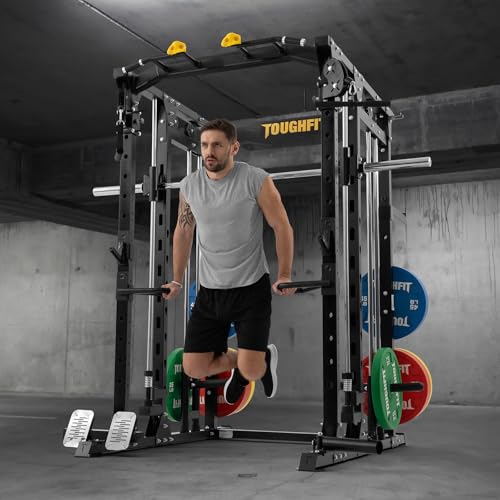 All-in-One Smith Machine with Adjustable Cable Crossover System H657