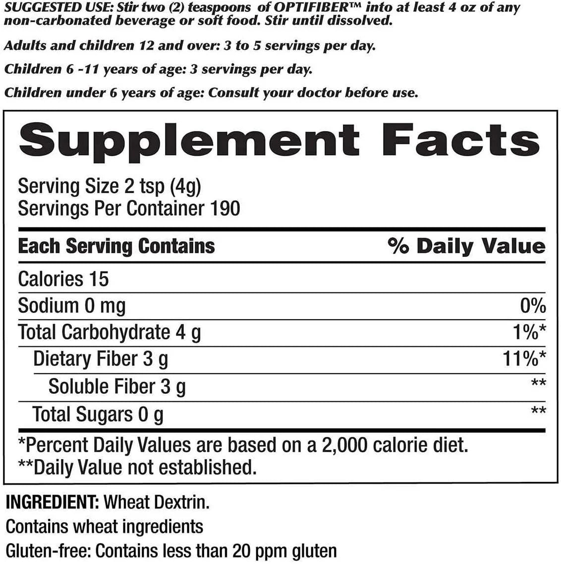 2Pack 25.6 Ounces OPTIFIBER B555314