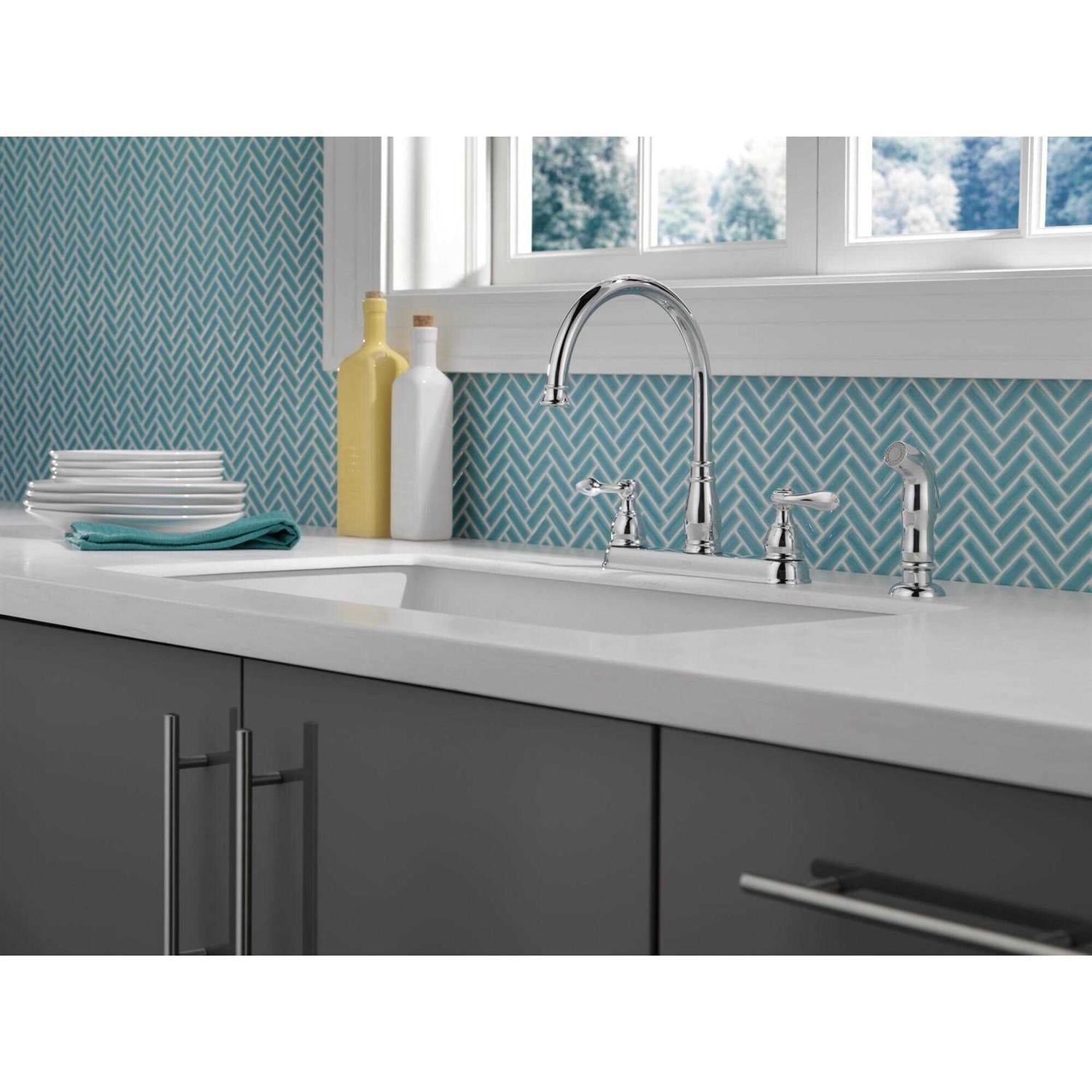 Two Handle Kitchen Faucet W667110