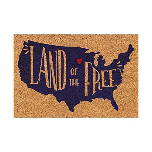 Patriotic 23×16 Inches Coir Door Mat Q2708