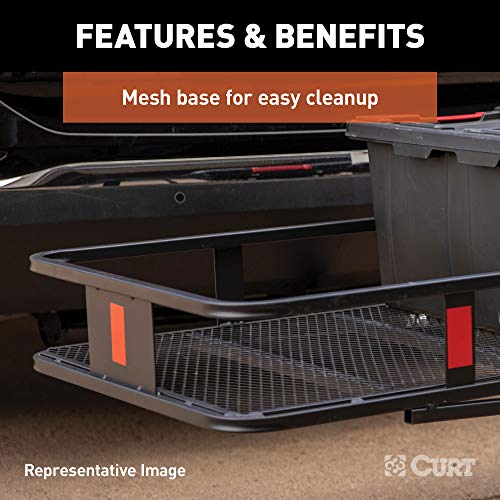 60 x 24-Inch Black Steel Cargo Carrier K237