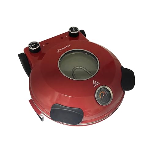 Electric Pizza Oven with Ceramic Stone, 1200W, Black M174