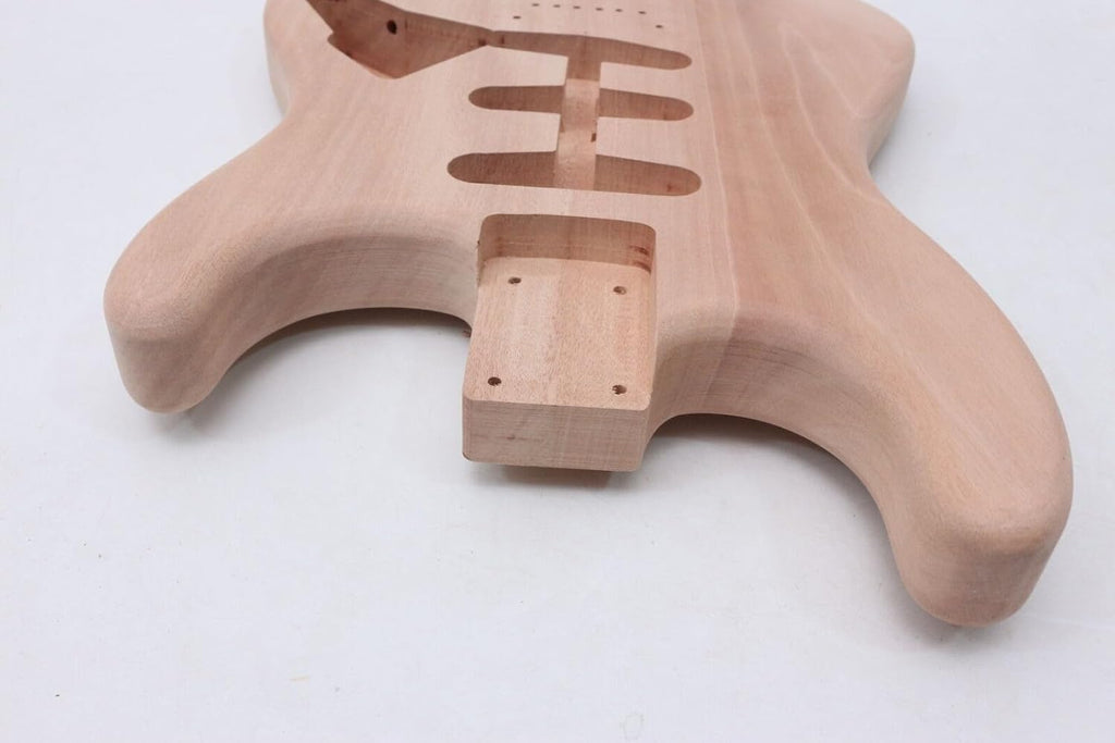 Unfinished Mahogany Electric Guitar Body F84941