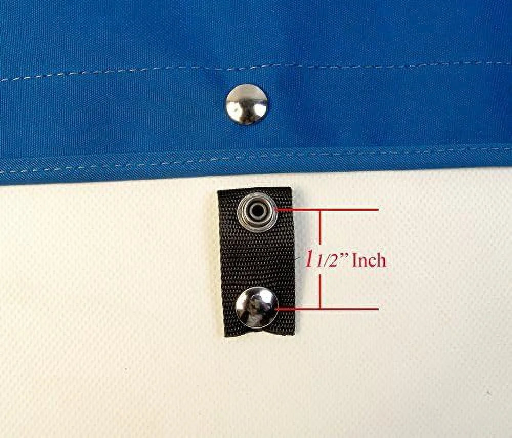 Black 5 Piece Boat Cover Extender Snaps, 1.5 Inch O147130