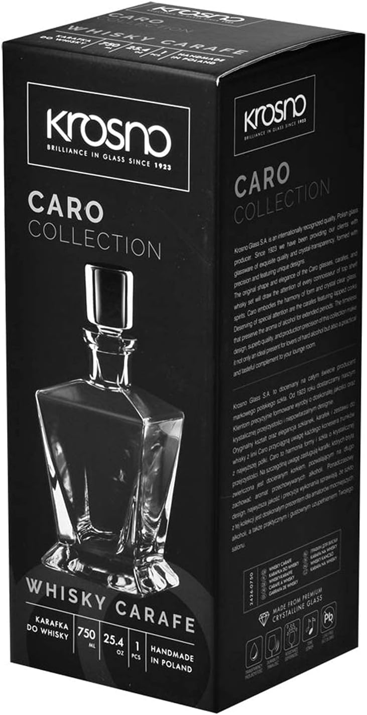 Whiskey Decanter Carafe with Stopper 25.4 oz B3265