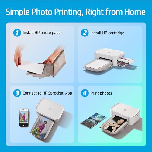 118 Sheets + 3 Cartridges Wireless Photo Printer G8267