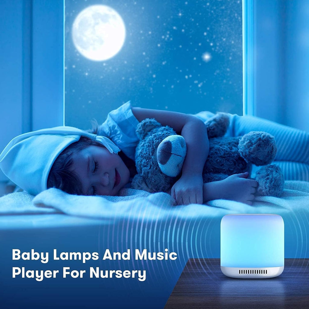 34 Soothing Sounds Rechargeable White Noise Machine with Night Light Q41441