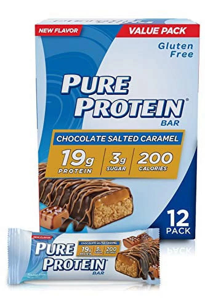 Chocolate Salted Caramel Protein Bars, 1.76oz, 12 Pack W405