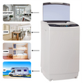 15.4 LB Portable Top Load Washing Machine with LED Display M6671