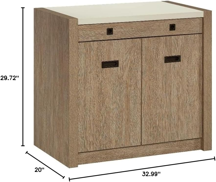Brushed Oak Engineered Wood Library Base Z170