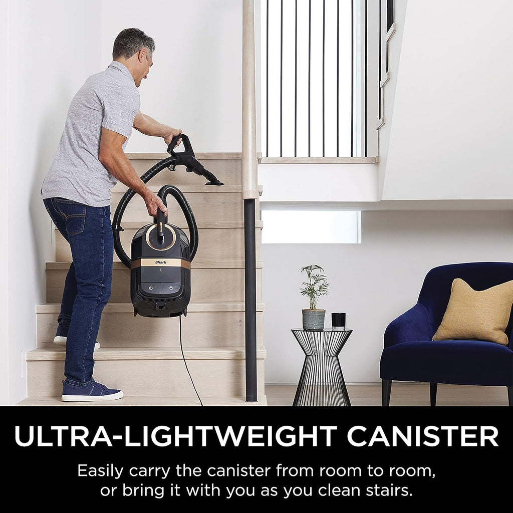 Canister Vacuum Bagless Corded with Self-Cleaning Brushroll N8689