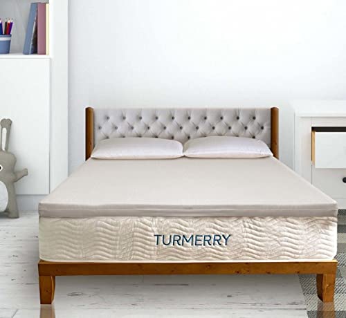 King Size 3 inch Organic Latex Mattress Topper S69456