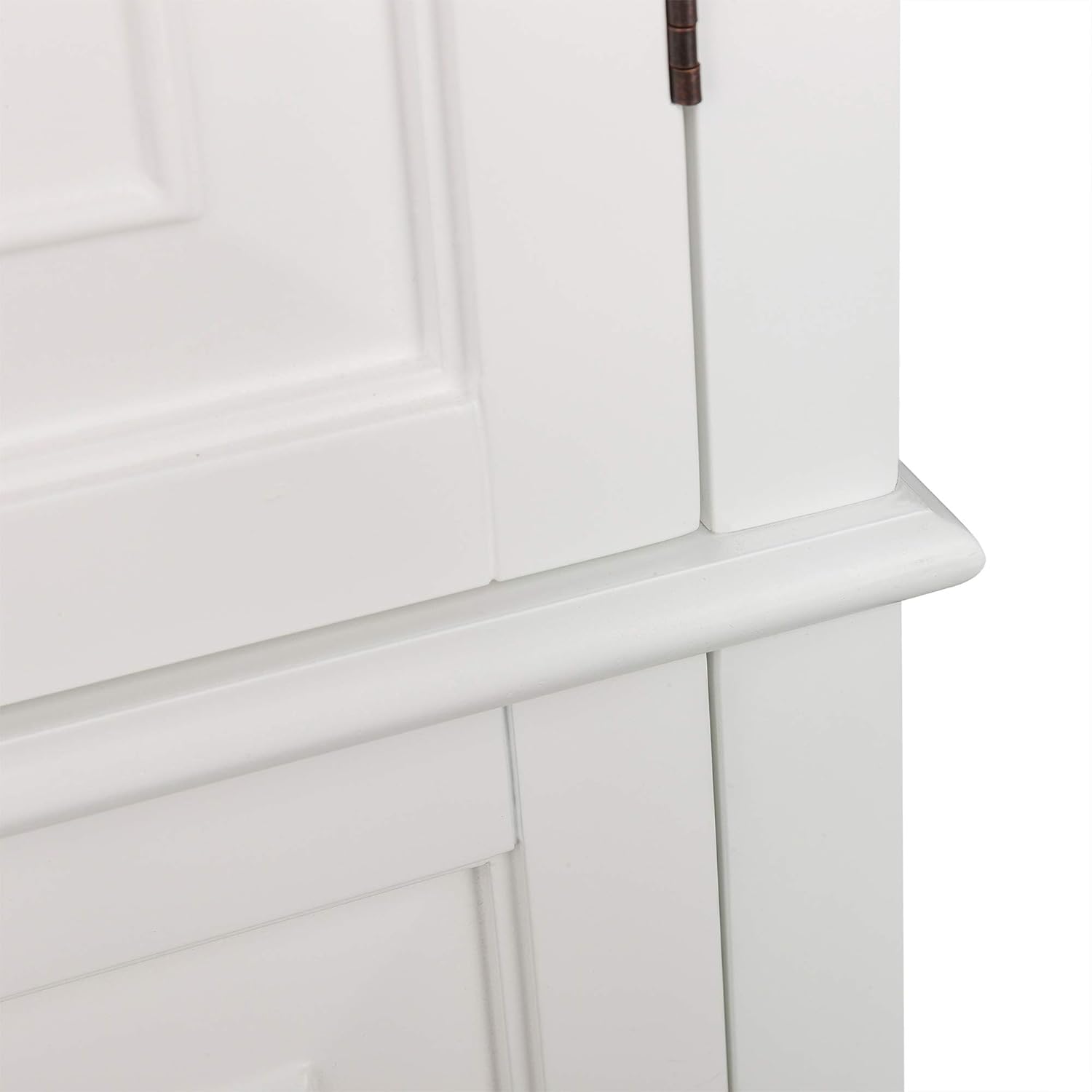White Bathroom Storage Linen Cabinet Z1793
