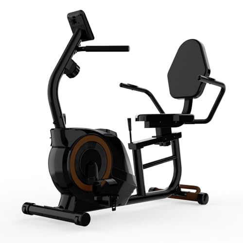 Recumbent Exercise Bike, 16-Level Resistance, Adjustable Seat, 400LB Capacity G31925