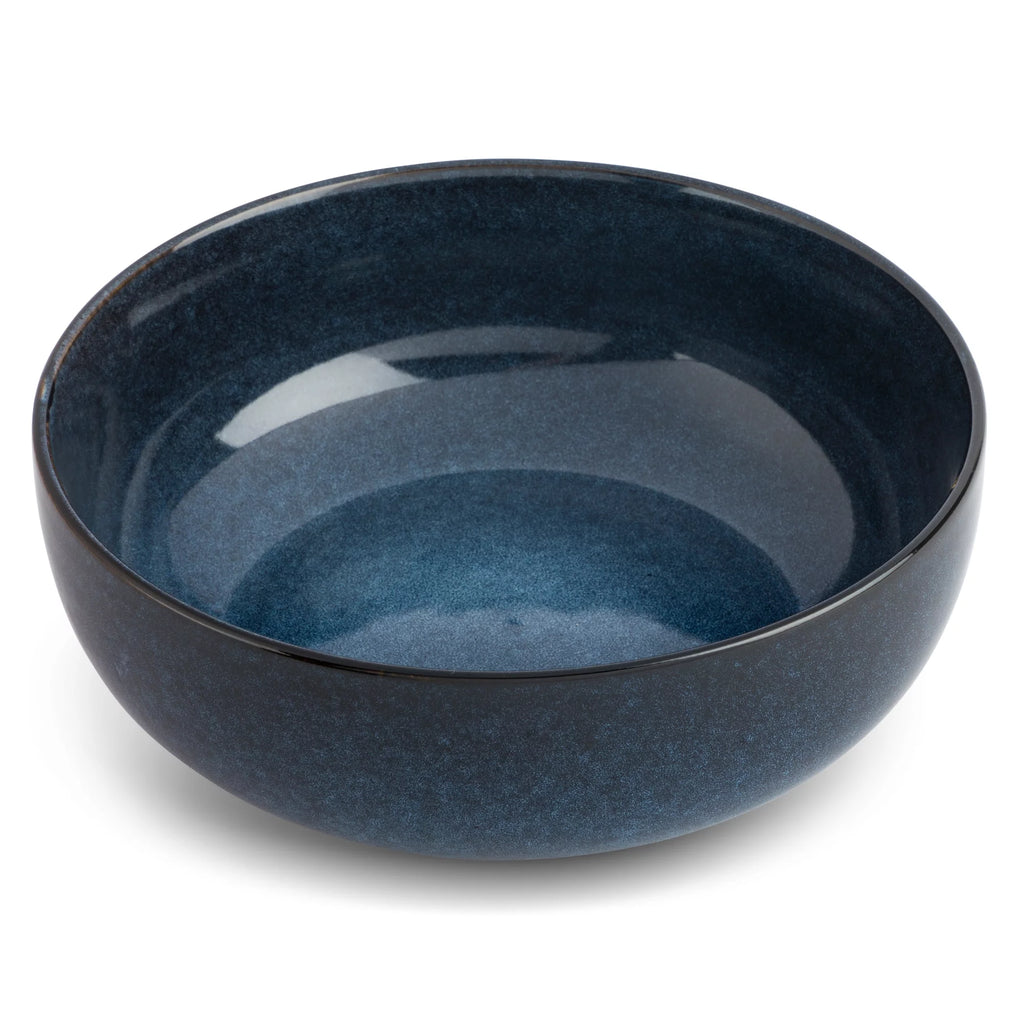 12-Piece Stoneware Dinnerware Set, Atlantic Blue B5810